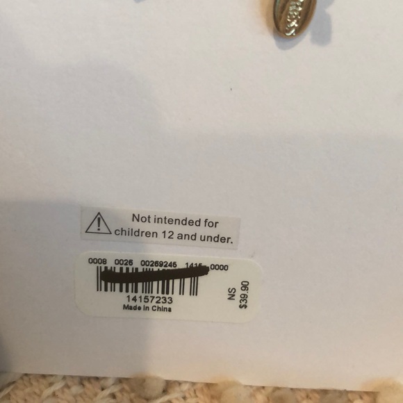 Express Layered Tassel Necklace Blue Purple Sz OS - Picture 4 of 4